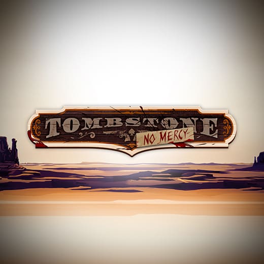 Tombstone No Mercy video slot logo