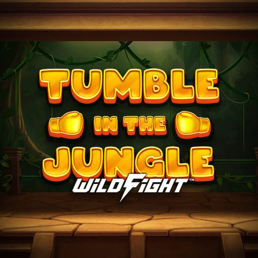 Tumble in the Jungle Wild Fight video slot logo