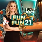 Infinite Fun Fun 21 Blackjack game logo