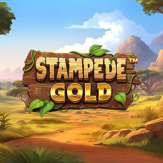 Stampede Gold video slot logo