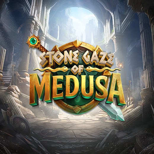 Stone Gaze of Medusa video slot logo