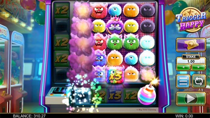 Trigger Happy video slot gameplay