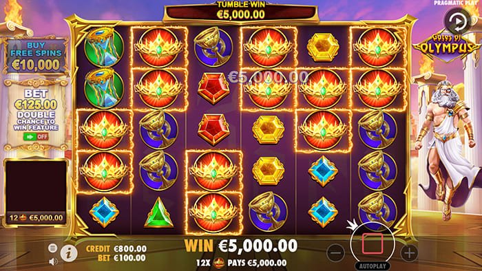 Gates of Olympus video slot gameplay