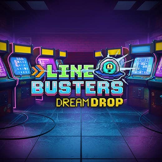 Line Busters Dream Drop video slot logo
