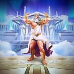 Zeus Pose - Gates of Olympus video slot illustration
