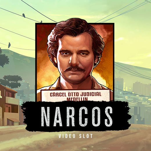 NetEnt video slot Narcos logo and symbol