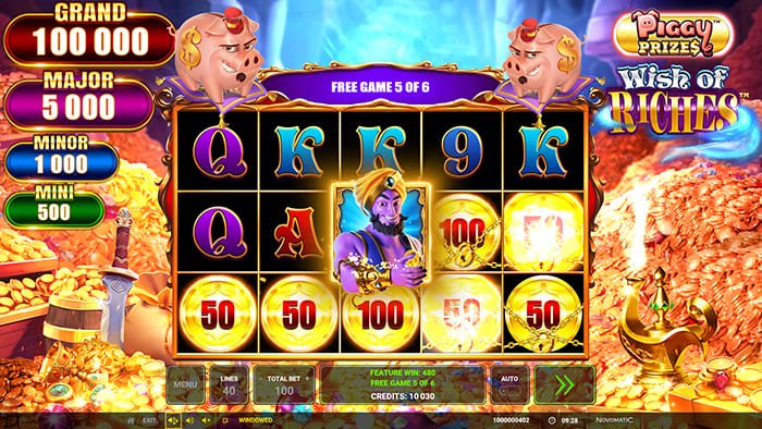 Piggy Prizes Wish of Riches Buy Bonus gameplay