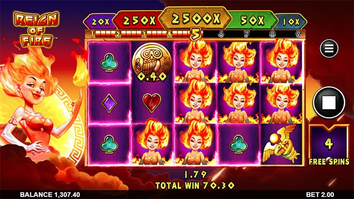 Reign Of Fire free spins round