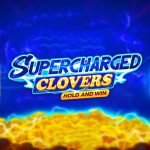 Supercharged Clovers Hold and Win video slot logo