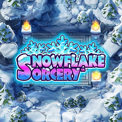 Snowflake Sorcery video slot logo