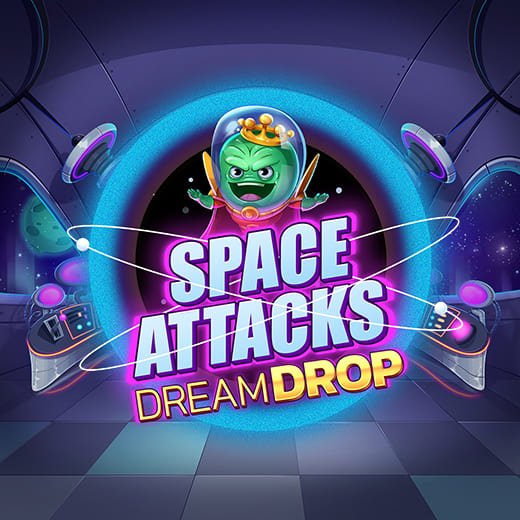 Space Attacks Dream Drop video slot logo