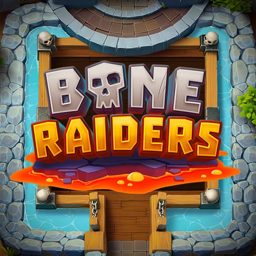 Bone Raiders video slot logo