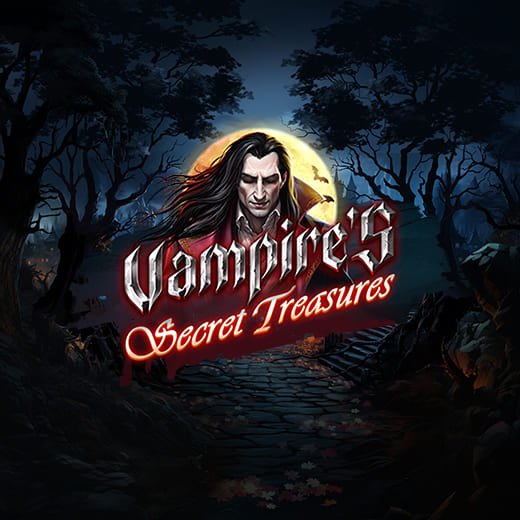 Vampire's Secret Treasures video slot logo