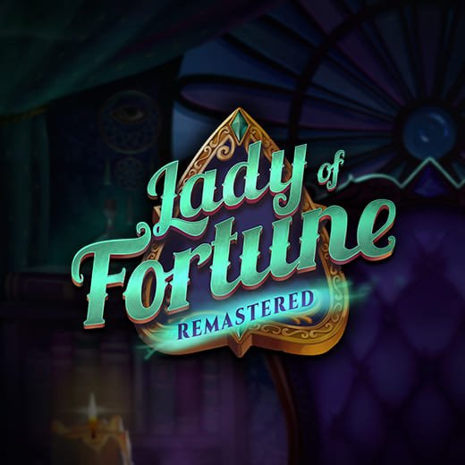 Lady of Fortune Remastered video slot logo