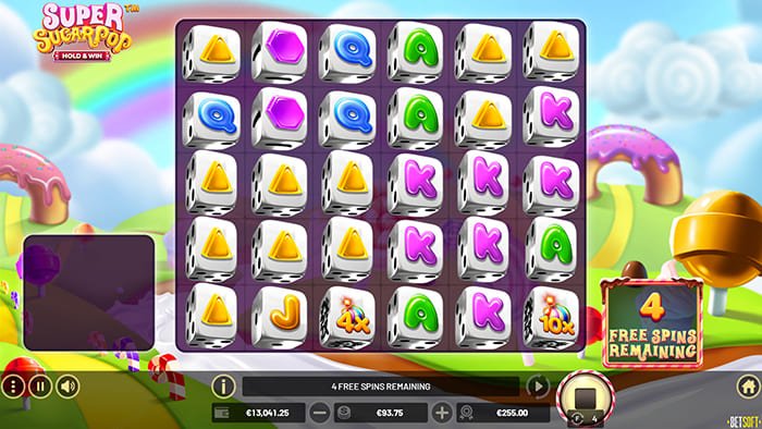 Super Sugar Pop – Hold & Win free spins playthrough