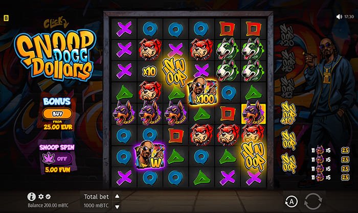 Snoop Dogg Dollars video slot base game playthrough