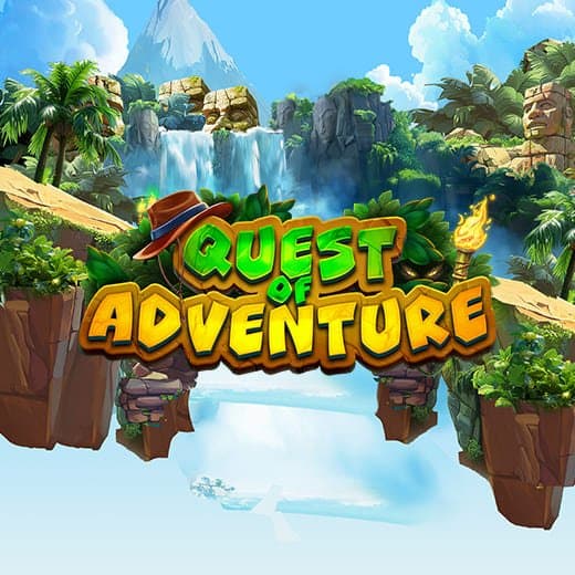 Quest of Adventure crash game logo