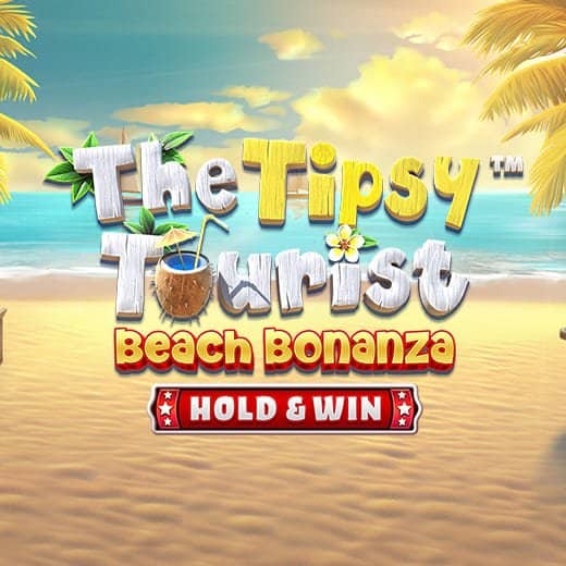 The Tipsy Tourist: Beach Bonanza video slot logo
