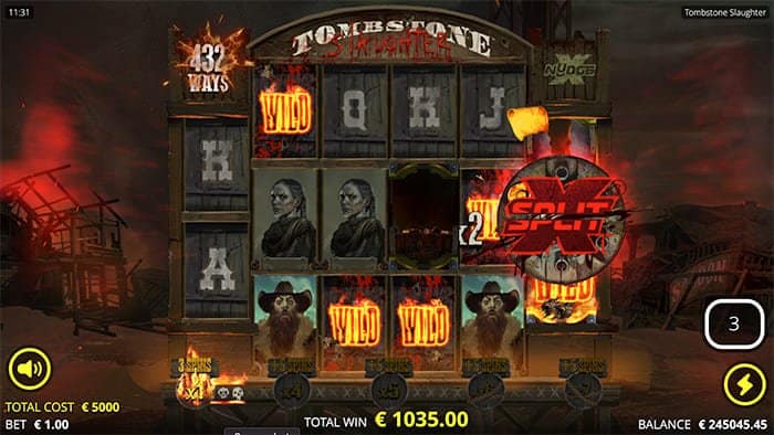 Tombstone Slaughter: El Gordo’s Revenge video slot gameplay