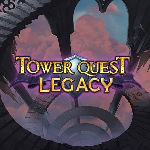 Tower Quest Legacy video slot logo