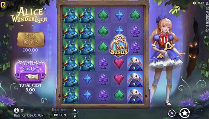 Alice Wonderluck in-game