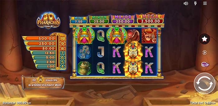 10 Pharaohs base gameplay