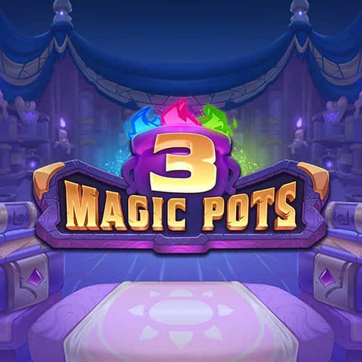 3 Magic Pots video slot logo