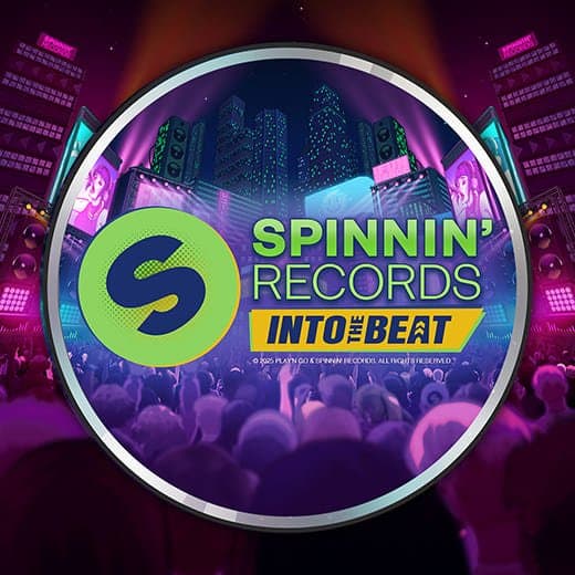 Spinnin' Records Into the Beat video slot logo