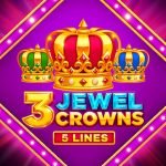 3 Jewel Crowns video slot logo