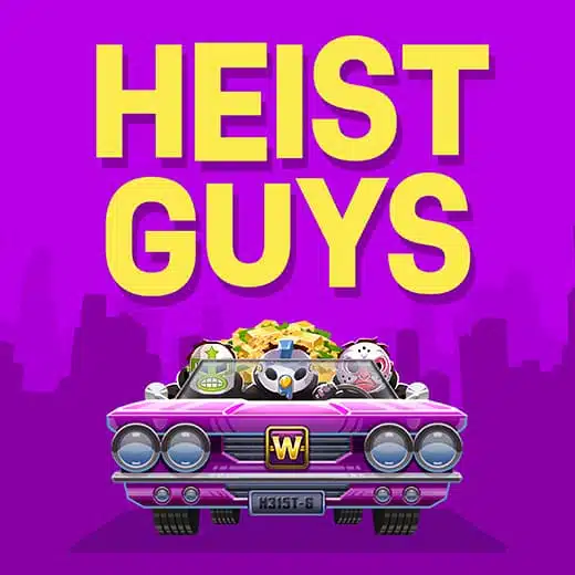 Heist Guys video slot logo