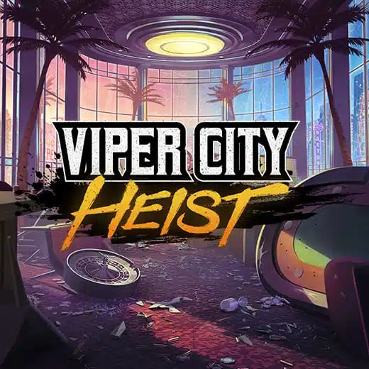 Viper City Heist video slot logo