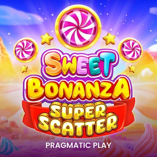 Sweet Bonanza Super Scatter video slot logo