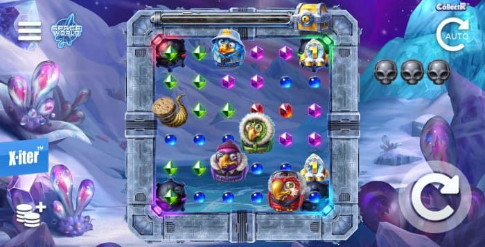Pirots 4 Frozen Fury base gameplay