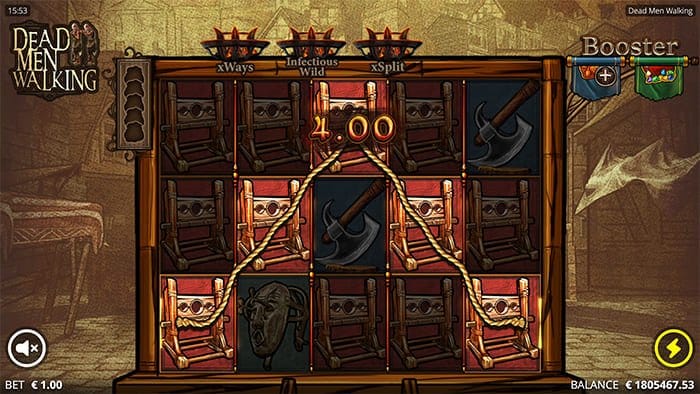 Dead Men Walking video slot gameplay