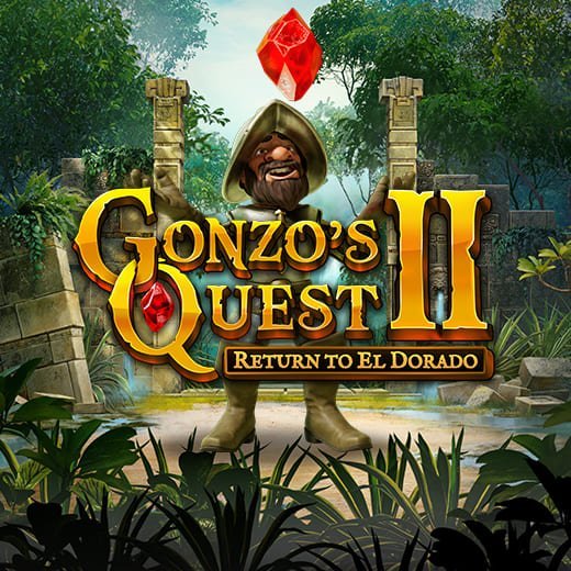Gonzo’s Quest II: Return to El Dorado video slot logo