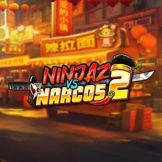 Ninjaz vs Narcos 2 video slot logo