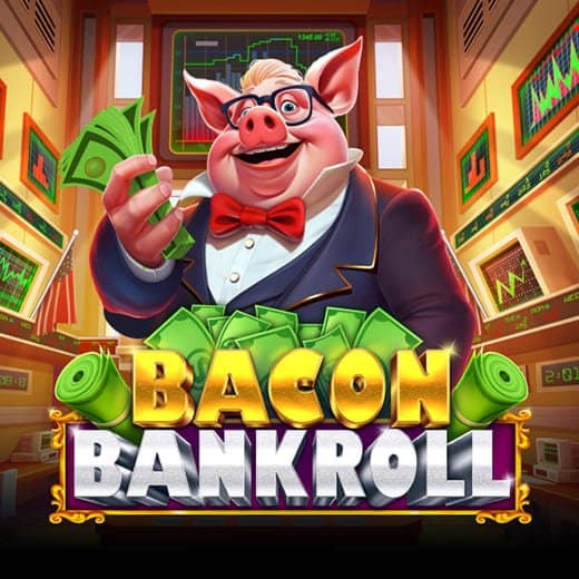 Bacon Bankroll video slot logo