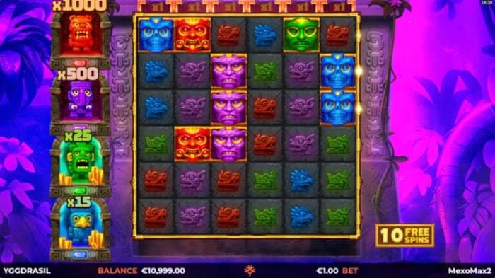 MexoMax 2 video slot free spins playthrough