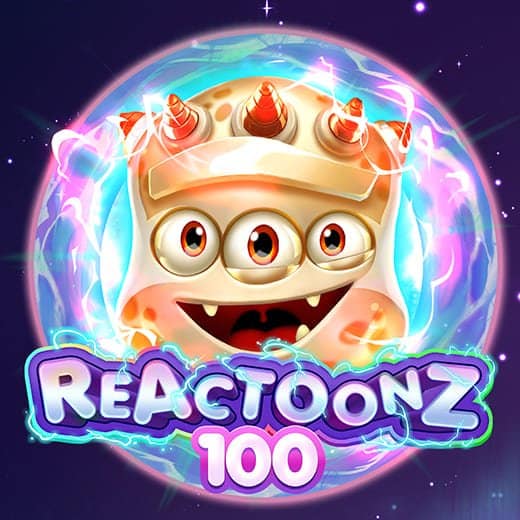Reactoonz 100 video slot logo