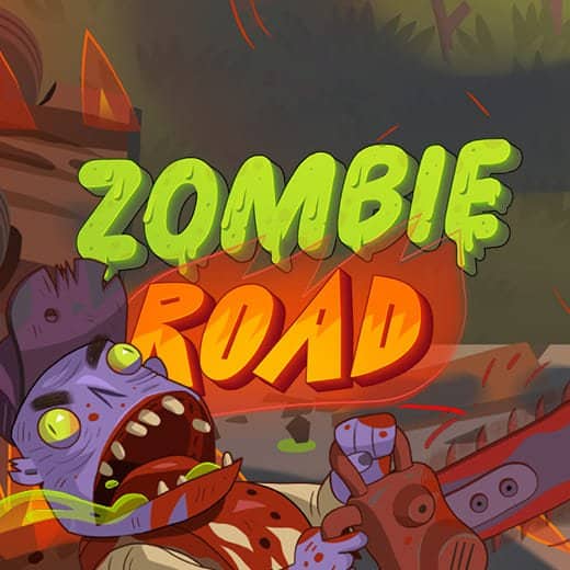 Zombie Road video slot logo