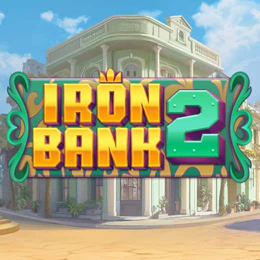 Iron Bank 2 video slot logo