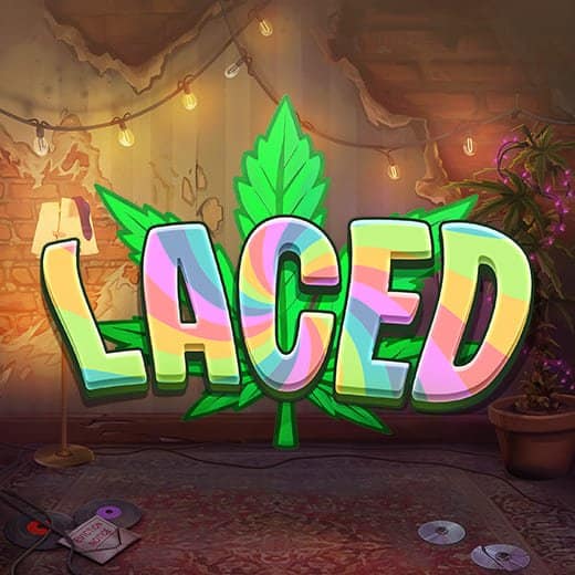 Laced video slot logo