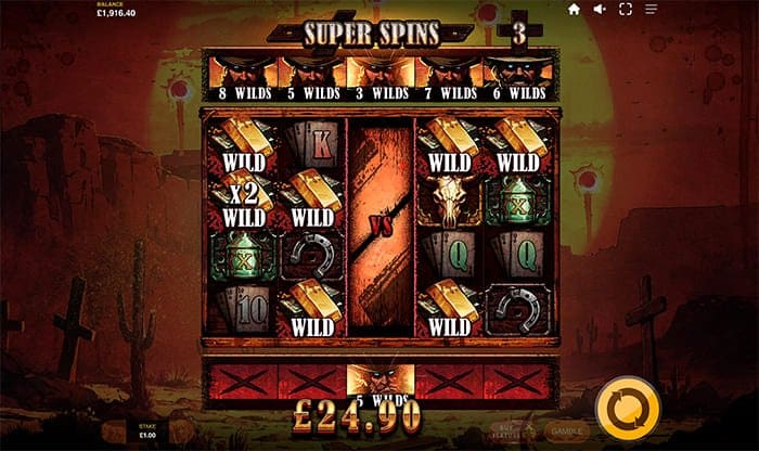 Revolvero video slot bonus game playthrough