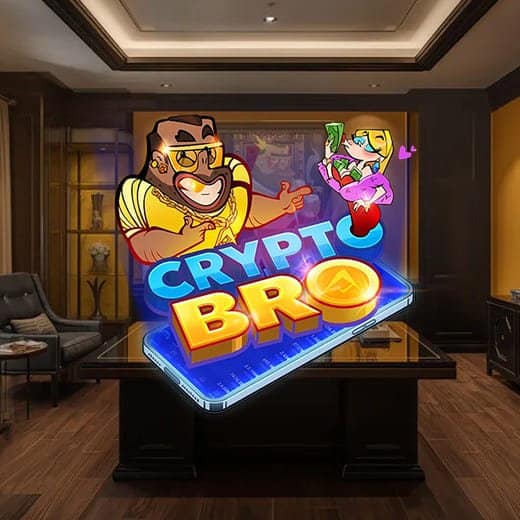 Crypto Bro video slot logo