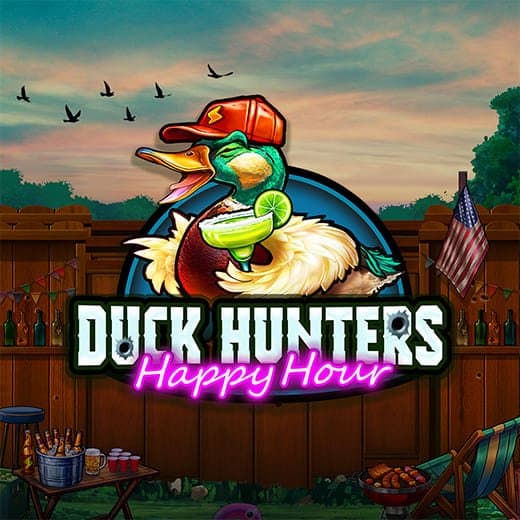 Duck Hunters Happy Hour video slot logo