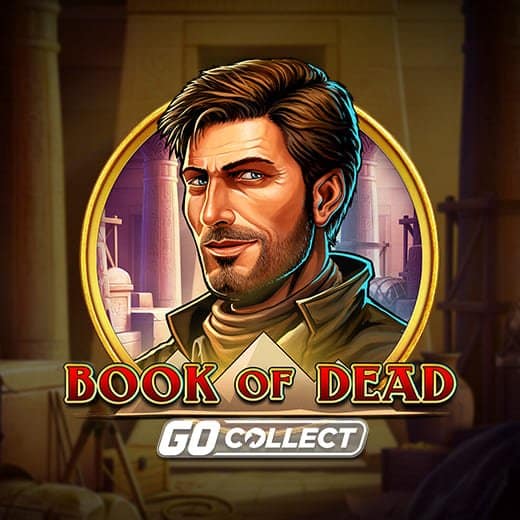 Book of Dead GO Collect video slot logo