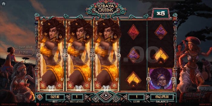 Isibaya Queens video slot gameplay