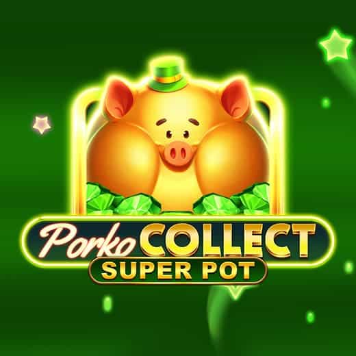 Porko Collect Super Pot video slot logo