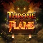 Throne of Flame video slot logo
