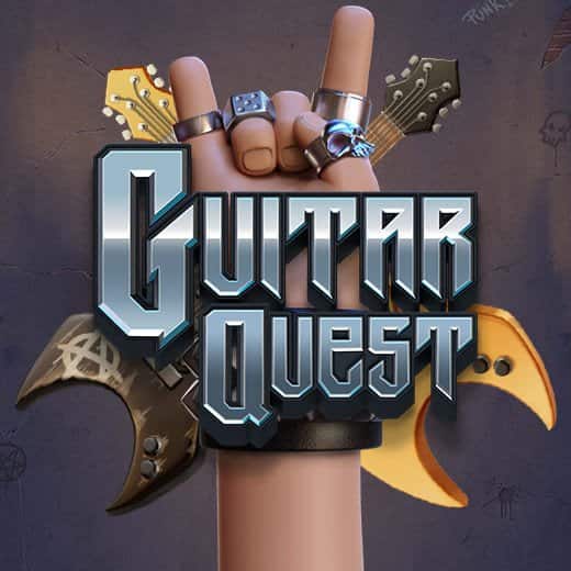 Guitar Quest video slot logo